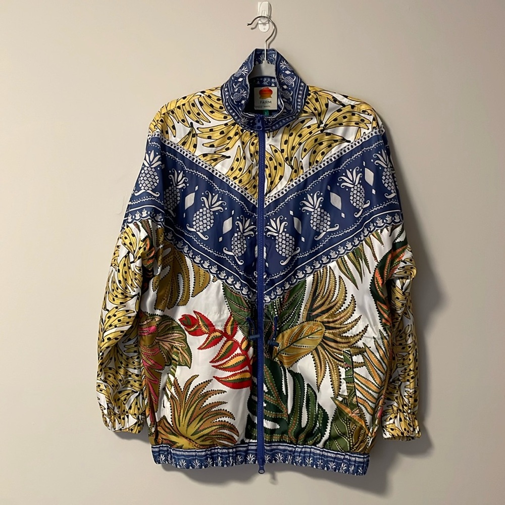 FARM Rio Multicolor Tropical Jacket